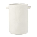 POT LONG CEMENT WHITE